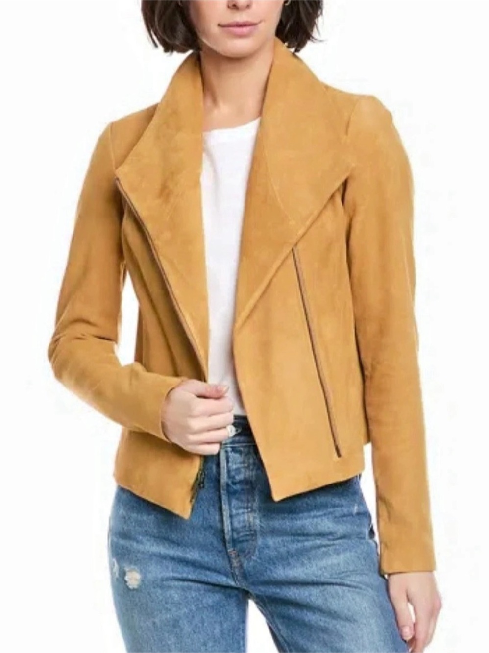 VINCE SUEDE SCUBA JACKET*********SIZE: XXS